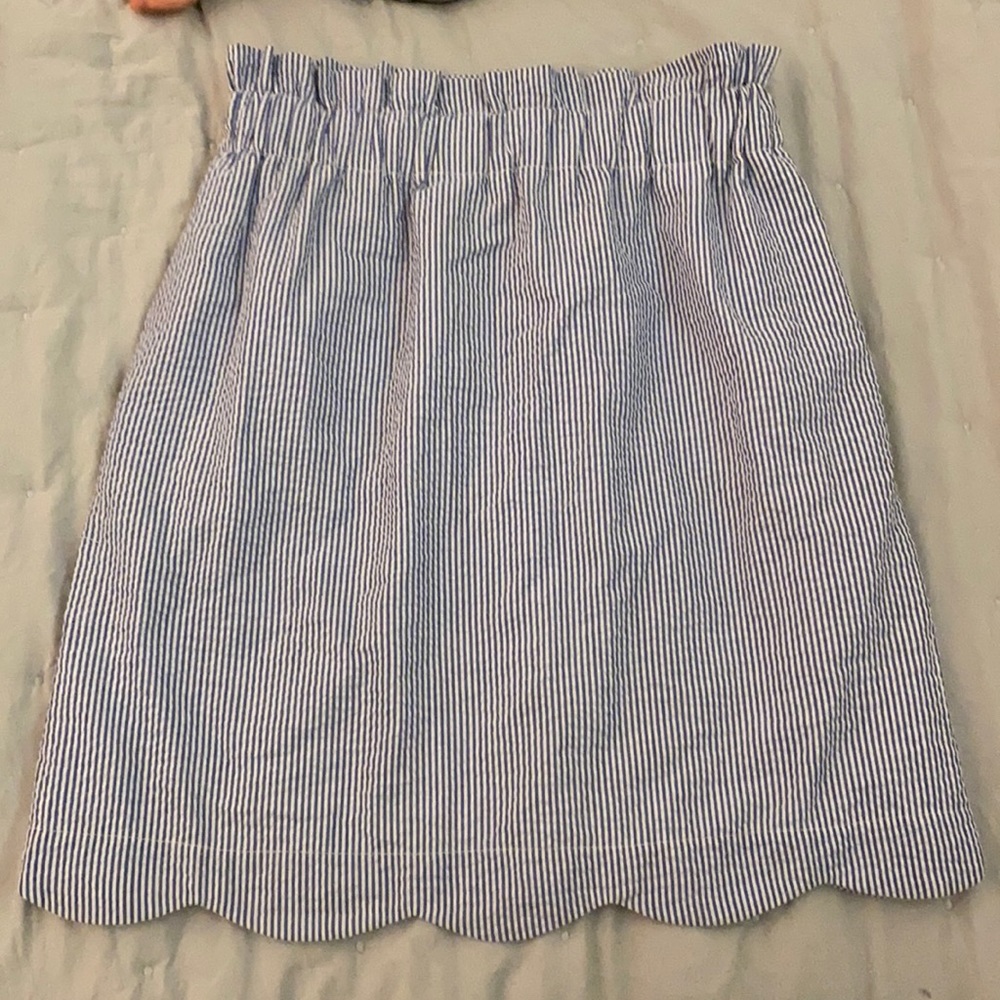 Lauren James seersucker skirt